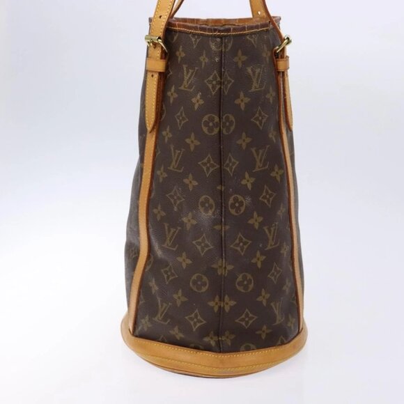 LOUIS VUITTON Monogram Bucket GM Shoulder Bag M42236 LV Auth 138721 - Picture 4 of 16